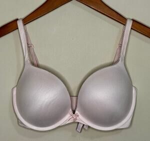 Victoria's Secret Push-Up Bra Size 32DDD Pink Padded Multi-Way Straps